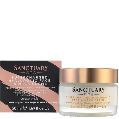 Shop Sanctuary Spa Supercharged Hyaluronic Face And Neck Crème 50ml