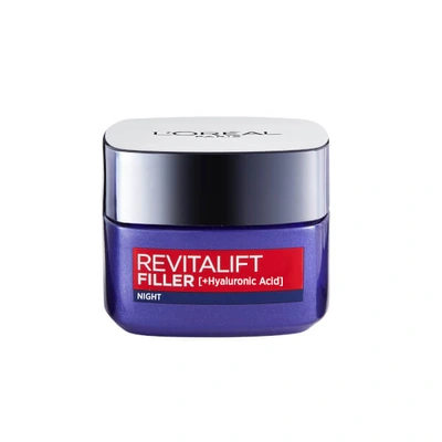 L'oréal Paris Revitalift Filler And Hyaluronic Acid Anti-ageing Night Cream 50ml