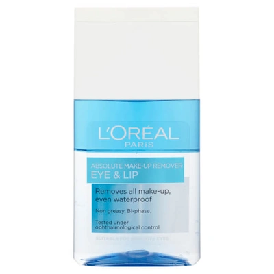 Shop L'oréal Paris Absolute Eye And Lip Make-up Remover 125ml