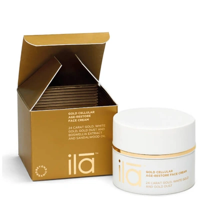 Shop Ila-spa Gold Cellular Age-restore Face Cream 50g