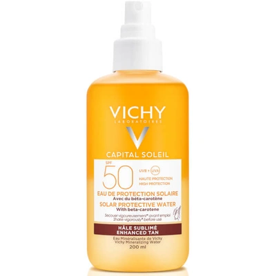 Vichy Capital Soleil Solar Protective Water Tan Enhance Spf50 200ml