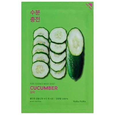 Shop Holika Holika Pure Essence Mask Sheet 20ml (various Options) - Cucumber