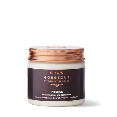 Grow Gorgeous Intense Thickening Hair And Scalp Mask 200ml In Brown