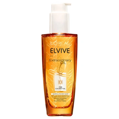 Shop L'oréal Paris Elvive Extraordinary Oil Coconut Oil For Dry Hair 100ml