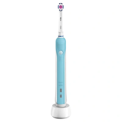 Shop Oral B Oral-b Pro 600 3d White And Clean Power Handle Electric Toothbrush - Blue