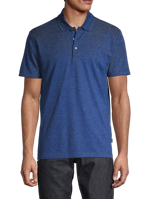Hugo Boss Boss Men's Phillipson 56 Slim-fit Polo Shirt In Blue | ModeSens