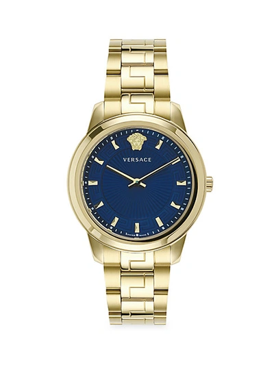 Shop Versace Greca Stainless Steel Bracelet Watch