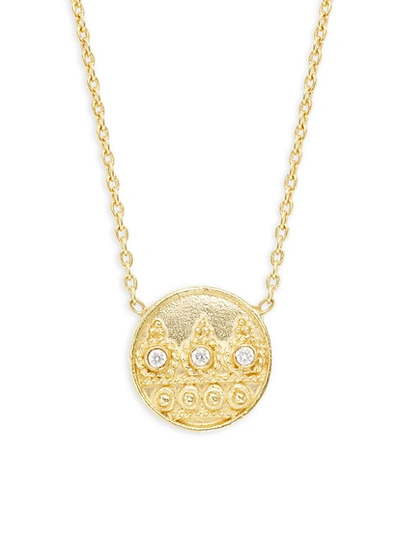 Shop Amrapali 18k Yellow Gold & Diamond Pendant Necklace