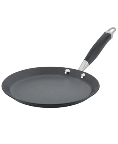 Shop Anolon Advanced Home Hard-anodized 9.5" Nonstick Crepe Pan In Onyx