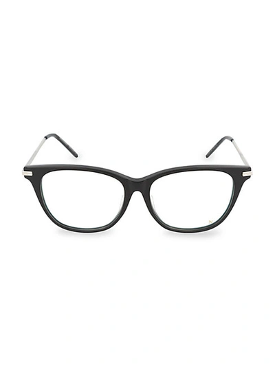 Shop Boucheron Women's 54mm Cat Eye Core Optical Glasses In Black