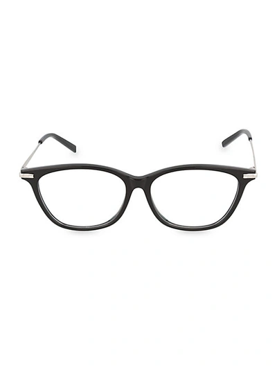 Shop Boucheron Women's 54mm Novelty Square Optical Glasses In Black