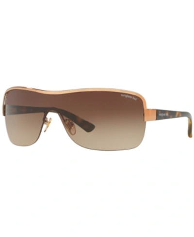 Shop Sunglass Hut Collection Sunglasses, Hu1003 34 In Brown/brown Gradient
