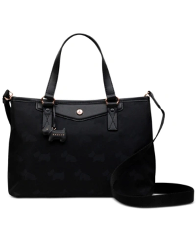 Shop Radley London Women's Medium Grab Multiway Handbag In Black/gold