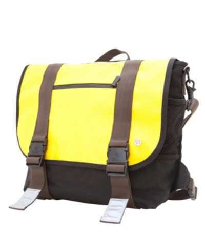 Shop Token Lorimer Matte Vinyl Medium Messenger Bag In Yellow