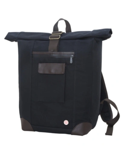 Shop Token Waxed Montrose Backpack In Black