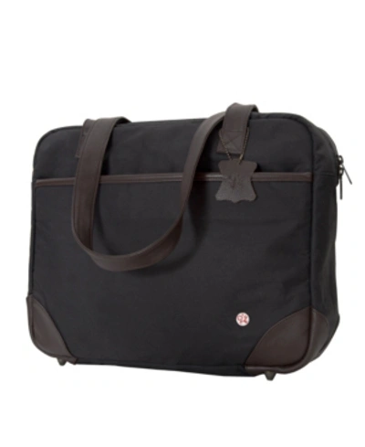 Shop Token Hudson Waxed Shoulder Bag In Black