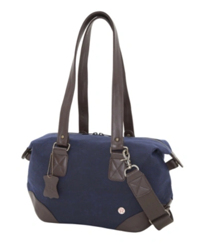 Shop Token Lafayette Xxs Waxed Duffel Bag In Navy