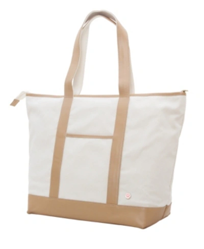 Shop Token Greenpoint Large Tote Bag In Beige