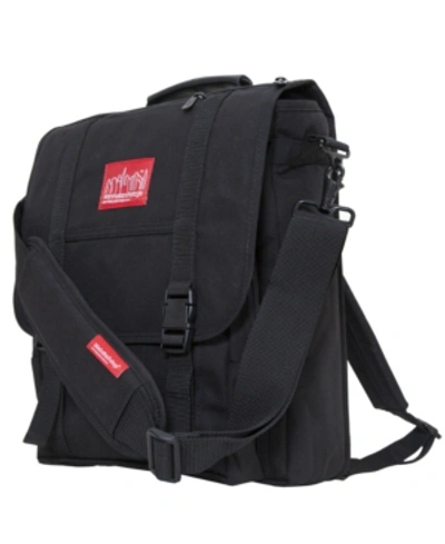 Shop Manhattan Portage Commuter Laptop Bag With Back Zipper In Black
