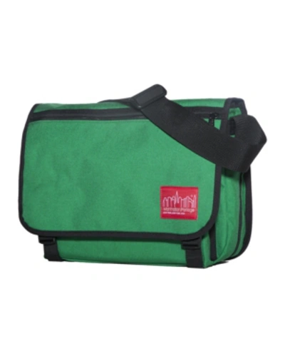 Shop Manhattan Portage Medium Europa With Back Zipper And Compartments In Green Camo