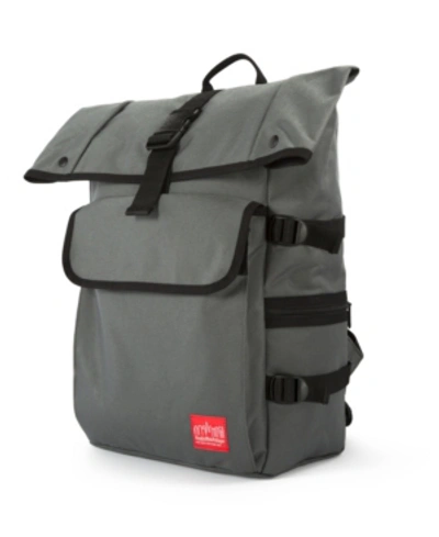 Shop Manhattan Portage Silvercup Backpack In Gray