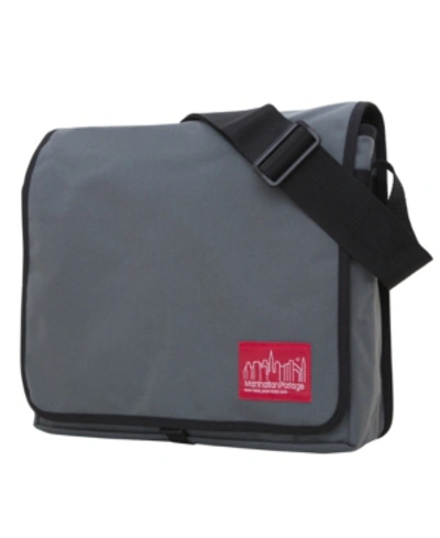 Shop Manhattan Portage Medium Dj Bag In Gray