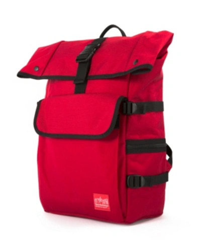 Shop Manhattan Portage Silvercup Backpack In Red