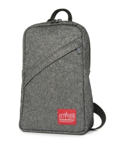 Shop Manhattan Portage Midnight Ellis Backpack With Zipper Pocket In Gray