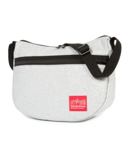 Shop Manhattan Portage Midnight Bowling Green Shoulder Bag In Off White