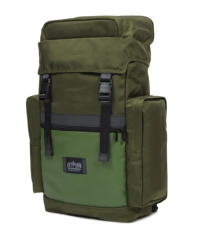 Shop Manhattan Portage Twin Island Version 2 Backpack In Olive