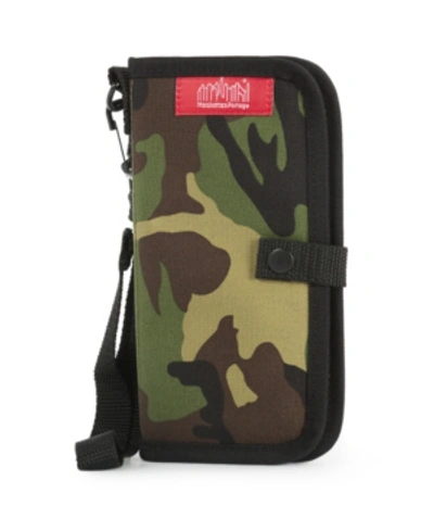 Shop Manhattan Portage Continental Wallet In Green Camo