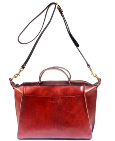 Shop Old Trend Gypsy Soul Leather Satchel Bag In Brown