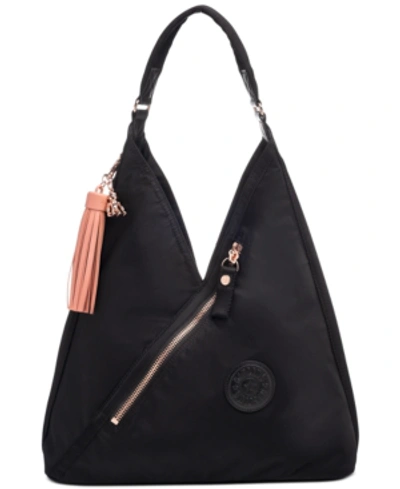 Shop Kipling Olina Handbag In Rose Black/rose Gold
