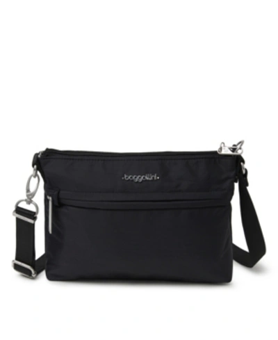 Shop Baggallini Anti-theft Memento Crossbody Bag In Black