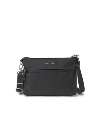 Shop Baggallini Anti-theft Memento Crossbody Bag In Charcoal