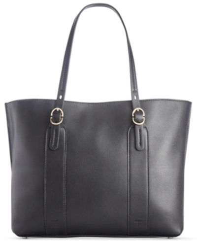 Shop Alfani Work Tote, Created For Macy's In Black/gold
