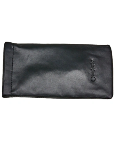 Shop Sunglass Hut Collection Sunglass Hut Small Faux Leather Case, Ahu0004at In Black