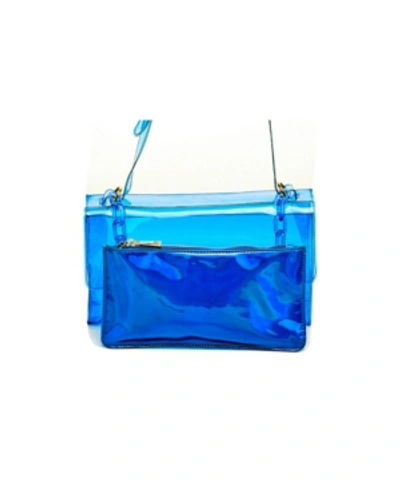 Shop Like Dreams Frozen Envelope Chain Belt Bag In Blue