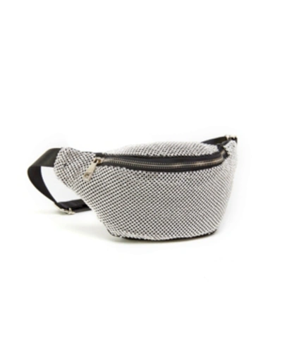Shop Like Dreams Cardi Bling Belt Bag In Silver-tone