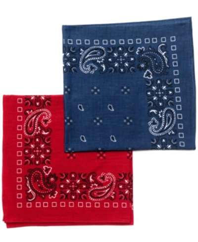 Shop Collection Xiix Traditional Square Bandana Set, 2 Pack In Multi