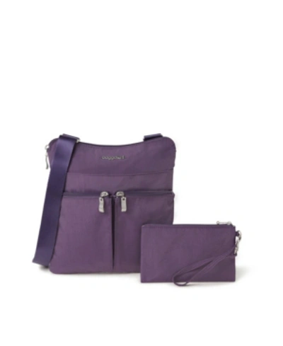 Shop Baggallini Women's Horizon Crossbody In Purple