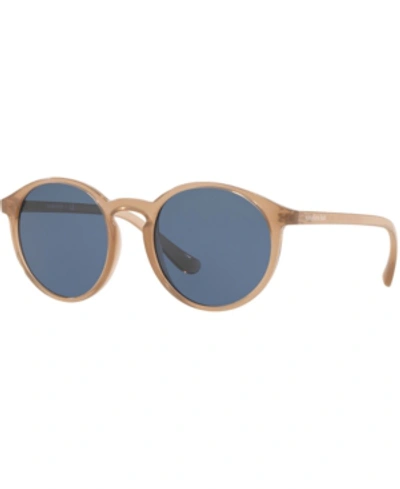 Shop Sunglass Hut Collection Sunglasses, 0hu2019 In Opal Sand/blue