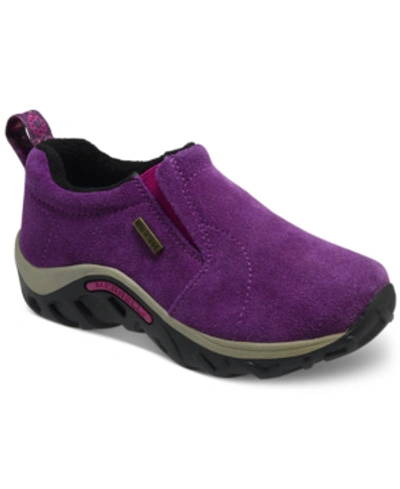 Shop Merrell Girls' Or Little Girls' Or Toddler Girls' Jungle Moc Shoes In Wineberry