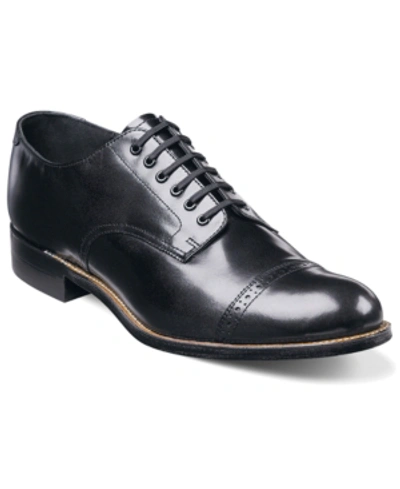 Stacy Adams Men's Madison Cap Toe Oxford Loafer - Medium Width In Black In Black