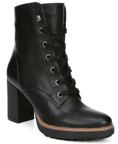 Shop Naturalizer Callie Mid Shaft Lug Sole Boots Women's Shoes In Black