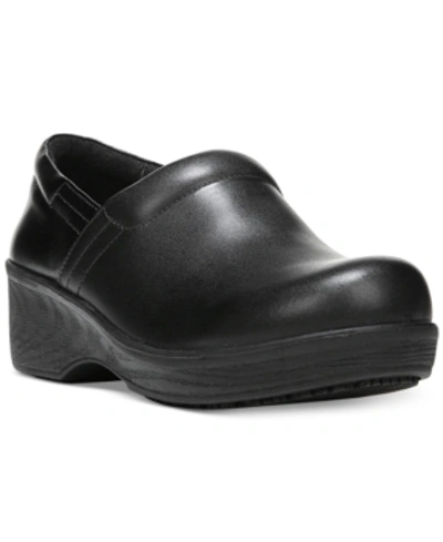 Shop Dr. Scholl's Women's Dynamo Slip-resistant Work Clogs Women's Shoes In Black