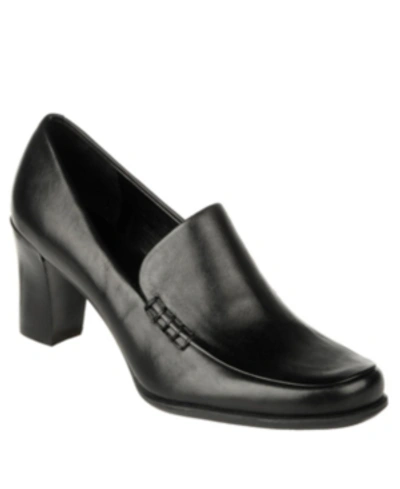 Shop Franco Sarto Nolan Pump Loafers Women's Shoes In Black