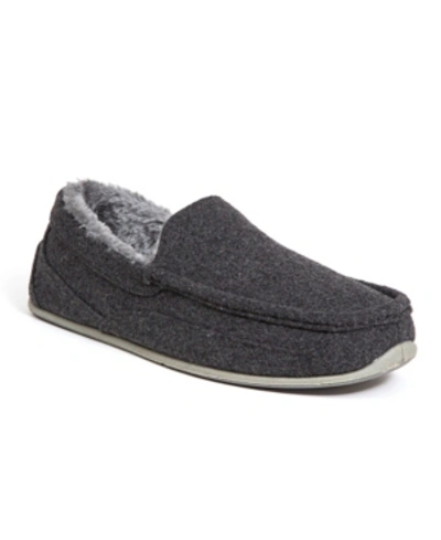 Shop Deer Stags Men's Spun Felt Cozy Slipper In Dark Gray