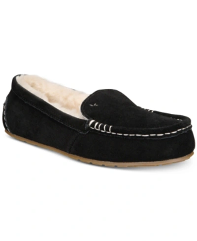 Koolaburra By Ugg Lezly Faux Shearling Lined Slipper In Black