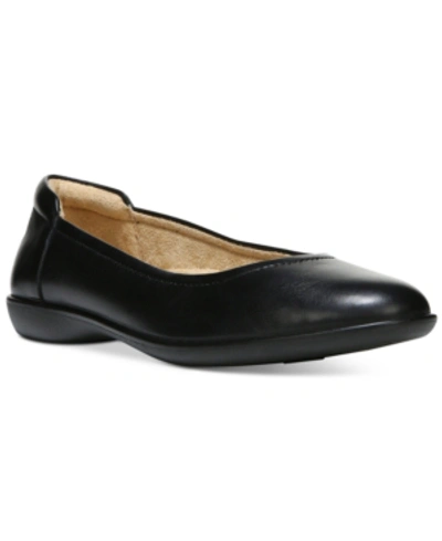 Shop Naturalizer Flexy Slip-on Flats Women's Shoes In Black